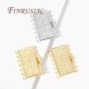 7-strands Connectors For Jewelry 18K Real Gold Plated Bracelet Clasps Fasteners Findings For DIY Necklace Making Accessories
