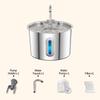2.2L Stainless Steel Cat Water Fountain,Pet Water Dispenser With Filter,Dog Drinking Fountain For Cats,Ultra Quiet Water Pump