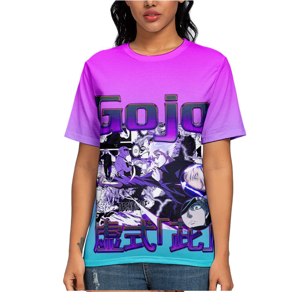 Jujutsu Kaisen Anime Tshirt Summer Short Sleeve Tee Shirt Cartoon T Shirt Fitness Tops