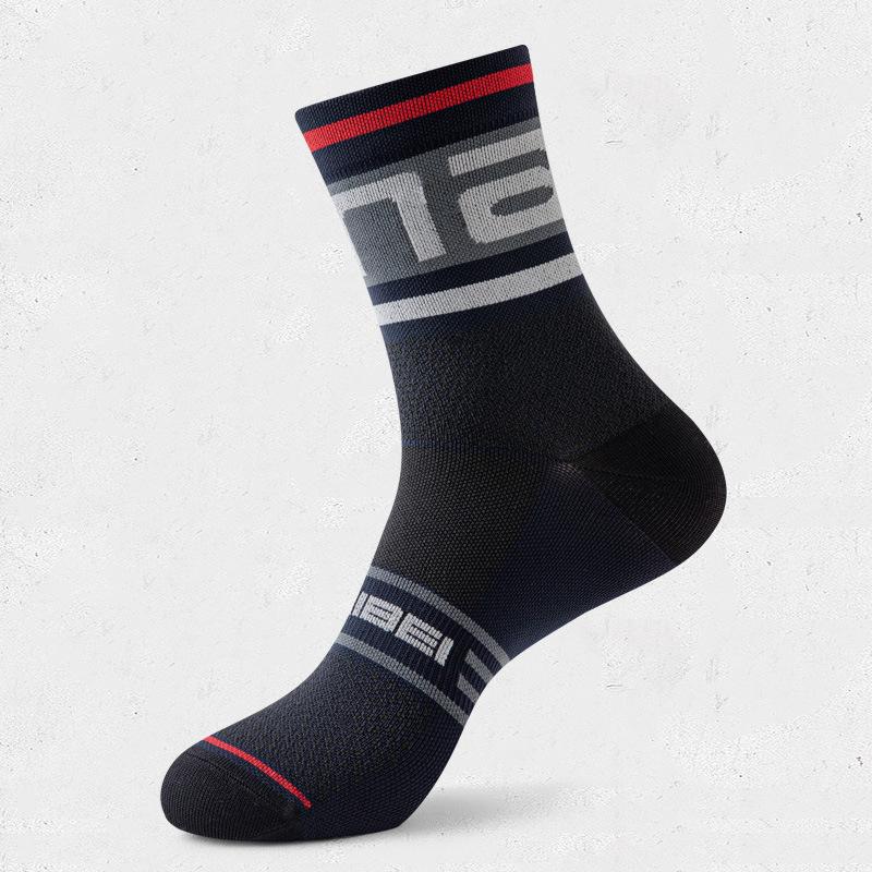 

1/3 пары мужских велоносков средней толщины для занятий спортом на открытом воздухе, марафона, бега, езды на велосипеде, фитнеса 3 pairs чёрный