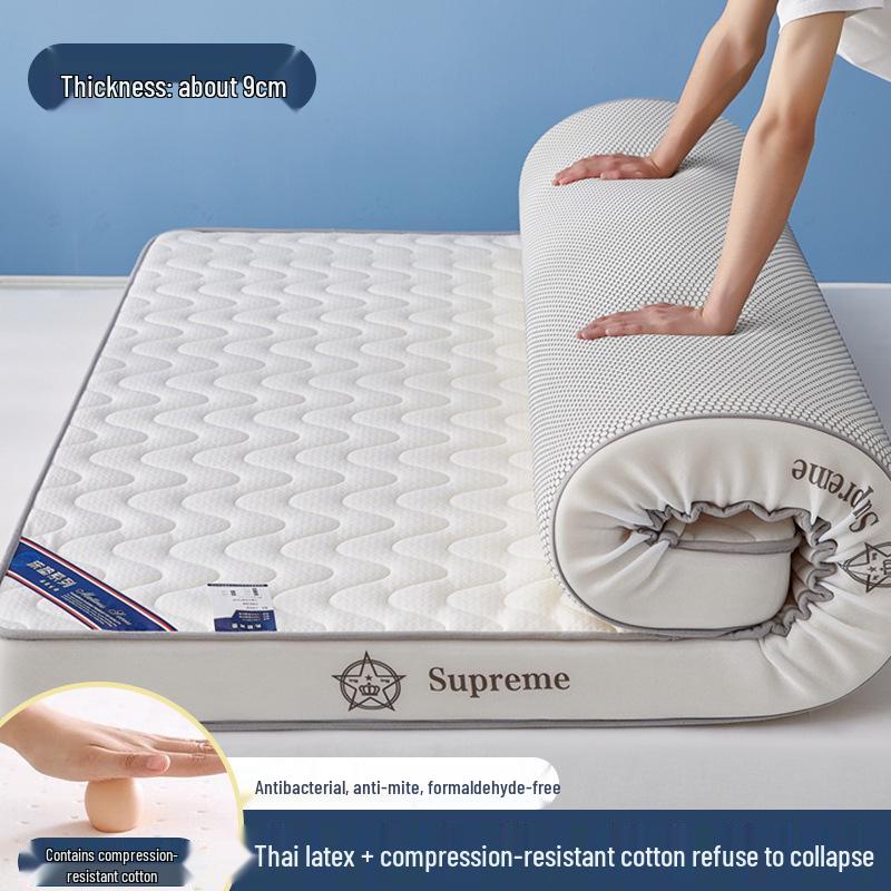 Thickened Latex Memory Foam Mattress – Soft, Foldable, Single Bed Underlay for Dorm or Home