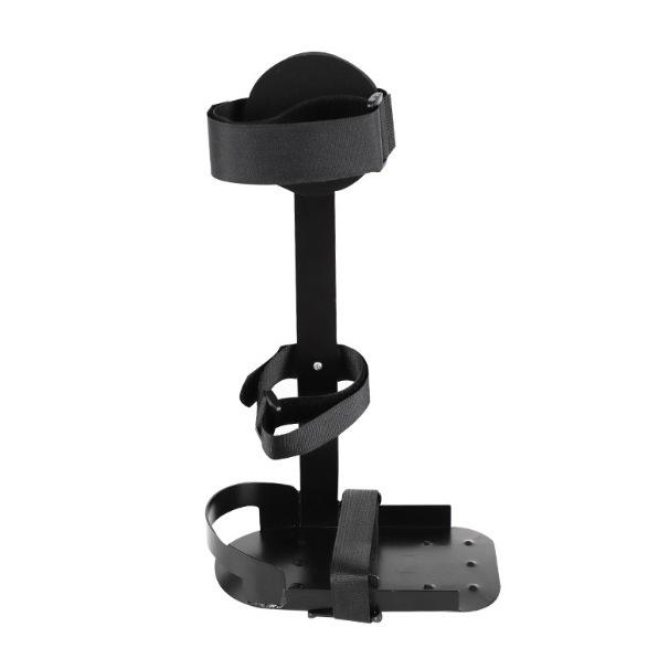 Czarny Żelazny Ochraniacz Podpórki Nogi do Elektrycznego Roweru Rehabilitacyjnego z Pedałami