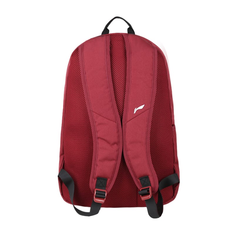 Li Ning Grade School Sports Lifestyle Collection Polyester Kids' Backpack Bag Unisex Burgundy YBSU177-23