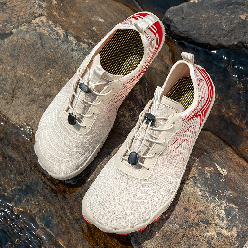 Water Shoes Breathable Sports Fishing Shoes Outdoor Men Women Beach Shoes Swimming Diving Wading Shoes Rubber Sole Fitness