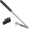 64180 Actuator Motor Wrench Tool Set use for Replace Fasteners on Small Electric HVAC Motors,with 5.5mm 7mm 8mm Socket and 1/4" Square Drive Adapter