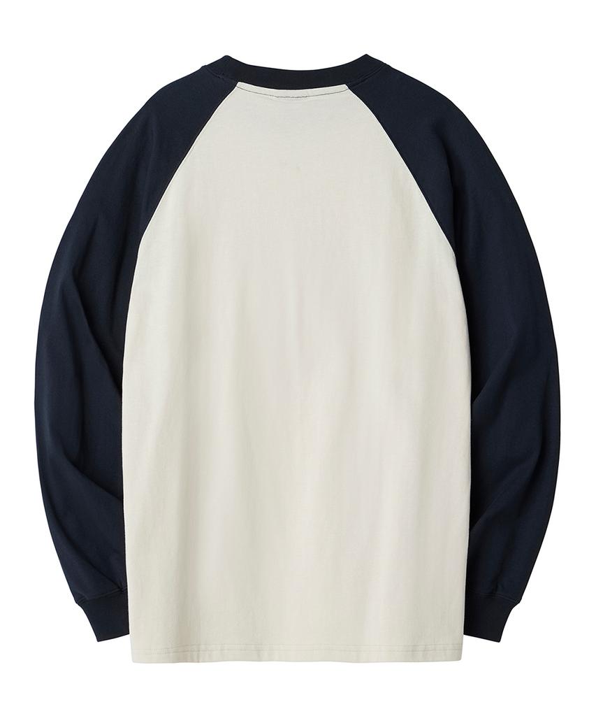 URBANAGE No Time Raglan Long Sleeve_Navy