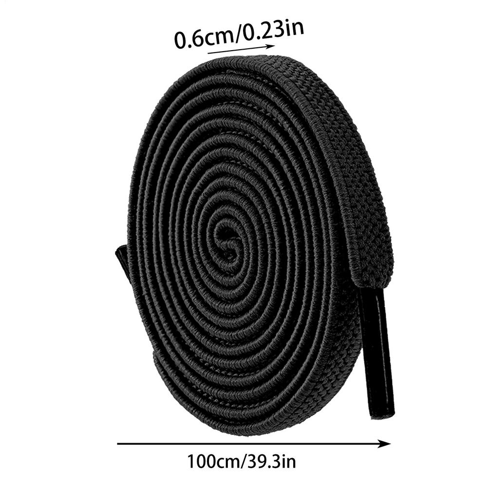 Плоские шнурки без завязывания Эластичные плоские шнурки Хорошая прочность Ленивые шнурки для спортивной обуви Ботинок Туристической обуви Кроссовок