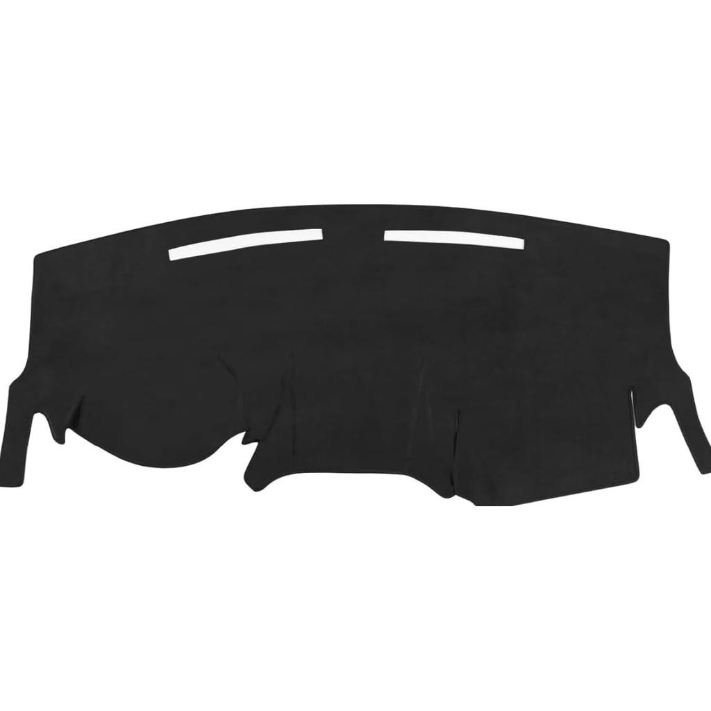 2007-2013 Toyota Corolla Trument Panel Mat, Trument Panel Covered With Carpet Anti-Slip Trument Panel Covered With Sun Glare UV Protector Black