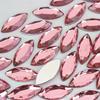 9x20mm Horse Eye Acrylic Flat Back Rhinestones for Jewelry and Craft Decoration