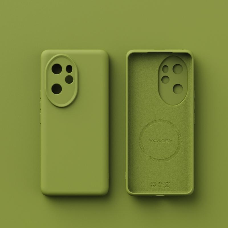 Original Liquid Silicone For Magsafe Case For Huawei Honor 500 300 200 X60 Magic 7 6 5 Pro Magnetic Wireless Charging Soft Cover