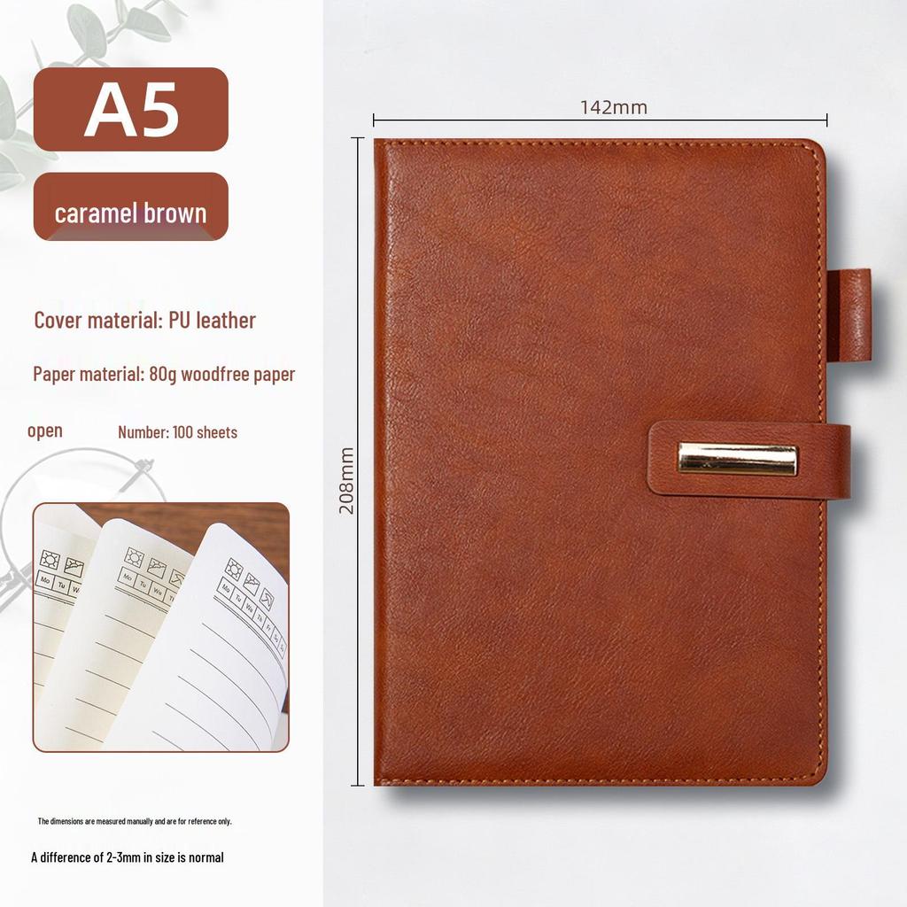 Luxury Business Notebook & Thermos Cup Set - Customizable Logo for Office Souvenirs