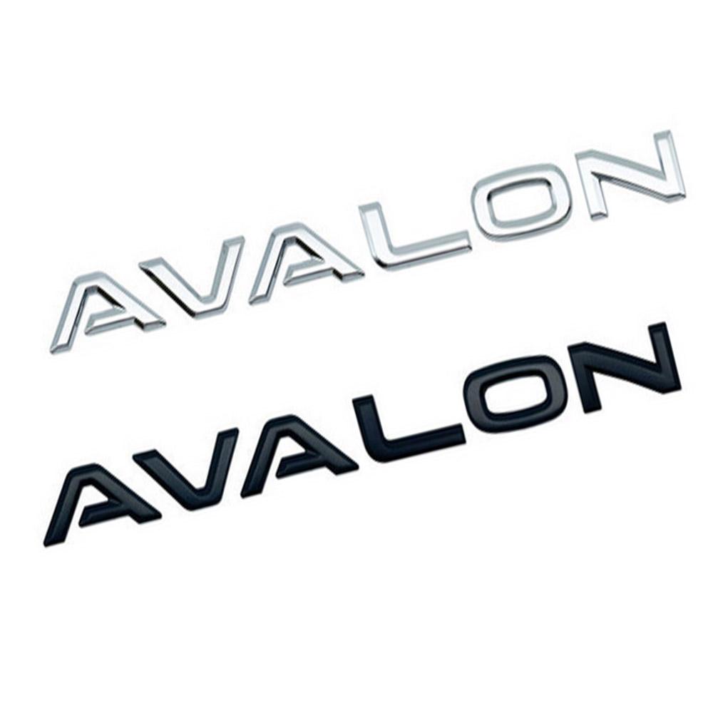 

For Toyota Avalon ABS Logo Sticker Trunk Logo Badge Car Style Accessories For Car Side Fenders Black