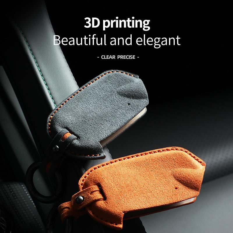 Alcantara Suede Car Key Case Keyless Cover Shell For KIA Sportage R GT Stinger Sorento Ceed Cerato Forte Niro Soul Telluride