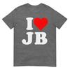 I Love Jb Heart Gift TShirt