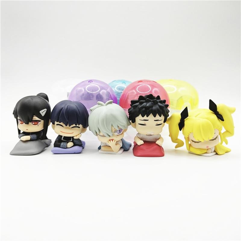 5pcs/set Kaiju No.8 Action Figure Reno KAFKA Toys Q Version Model Desktop Decoration Collect Birthday Gifts