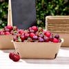 Berry Basket 50Pcs Fruit Storage Baskets Food Storage Organizer Paper Pulp Berry Tray Market Basket  for Kitchen Restaurant