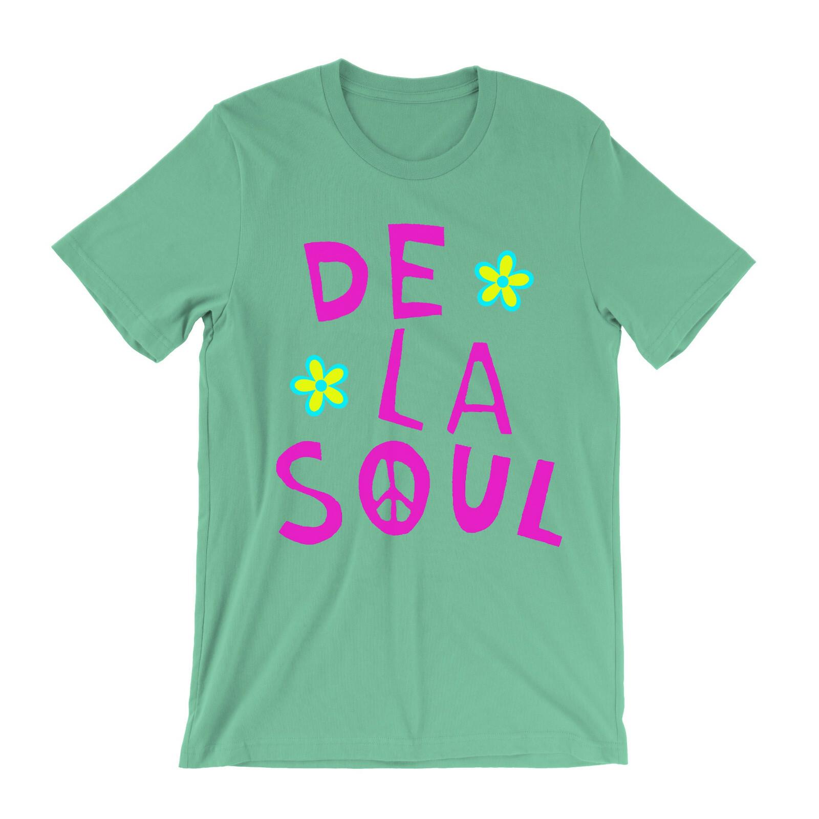 

26 De La Soul T-Shirt - 3 Feet High and Rising Stakes Is High me myself and I Pink Unisex T-Shirt XL