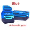 Universal Aluminum Alloy Anti-Skid Car Pedal Pads with Wear-Resistant Rubber for Brake, Accelerator, and Clutch