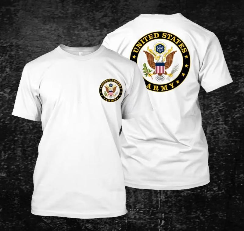 

Hot Selling US Army T-Shirt Men s 100% Cotton Short Sleeve T-Shirt Hip Hop T-Shirt Top Harajuku Streetwear 4XL
