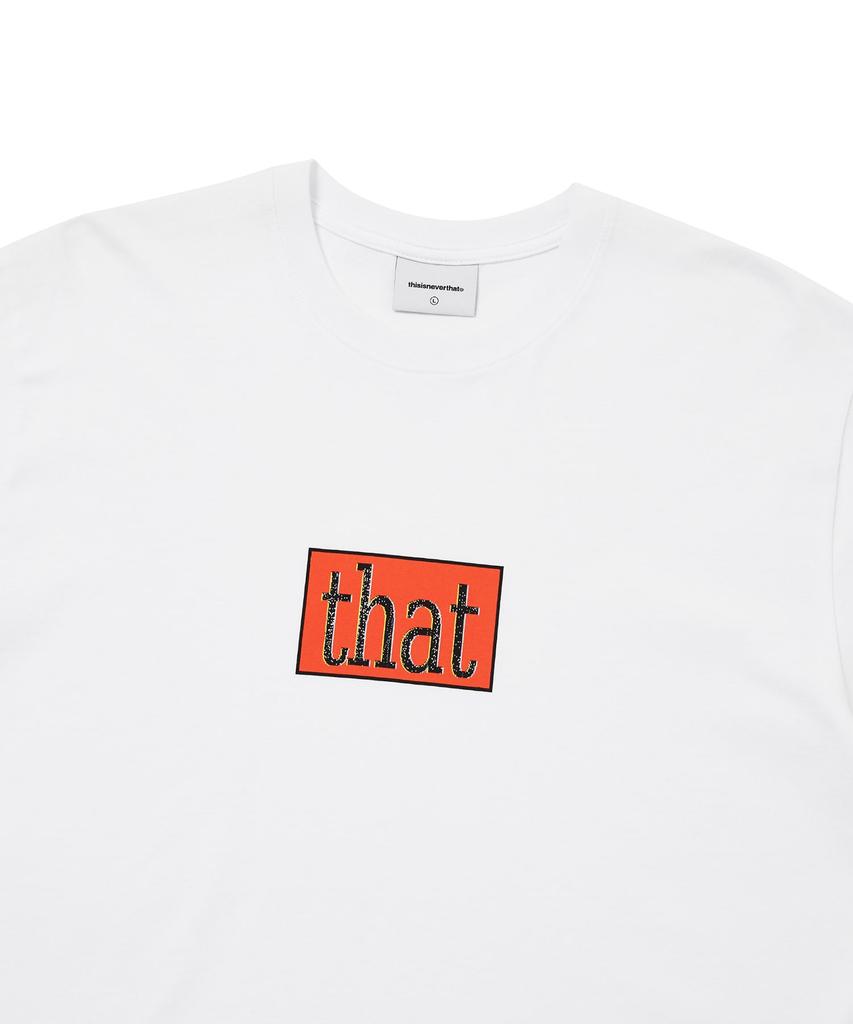 THISISNEVERTHAT That Glitched Logo Tee White