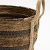 Bananna Leaf & Seagrass Large Baskets – Natural Browns- Set of 3