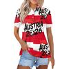 Women's Casual Button Front Short Sleeve Polo Shirt with Soccer Graphic Print and Fold Over Collar for Everyday Wear