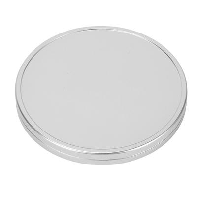 Tampa de Lente Ajuste para Câmera Instantânea SQ6 Interior Acolchoado Macio Liga de Alumínio Metal Tampa de Lente Cobertura 96mm Diâmetro Interno. Prata