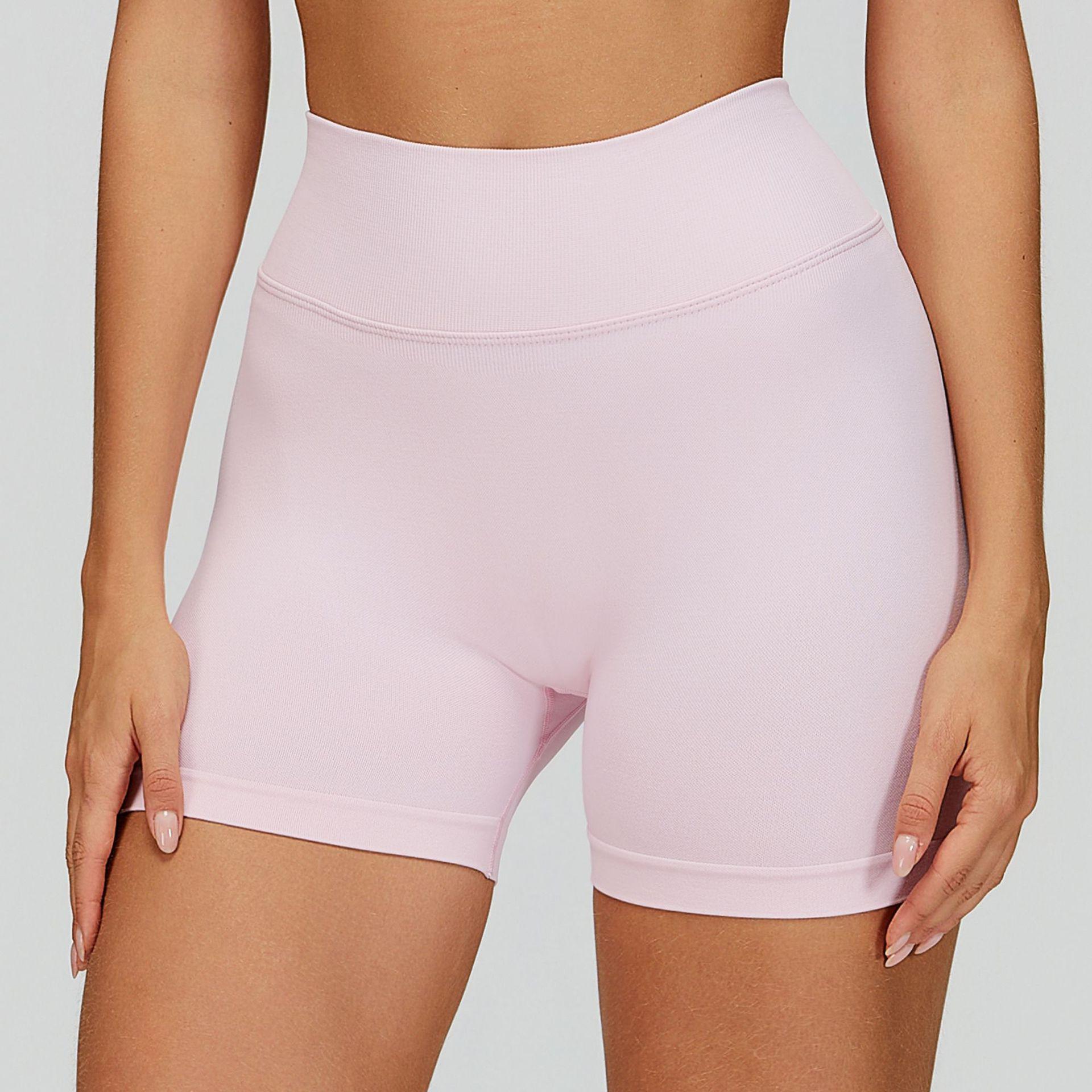 

Women s V-Waist Seamless Knit Yoga Shorts: Quick-Dry, Running & Fitness Pants. Extra Large