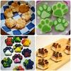 Dog Paw Candy Cookies Handmade Chocolate Baking Mould Ice Cube Tray Silicone Molds Cake Making