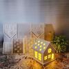Ornament Mould Flexible Silicone Mold for Office Decoration Miniature House Shaped Desktop Embellishment Making Molds