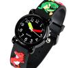 Montre Voiture Dinosaure Dessin Animé 3D Adorable pour Enfants Montre PVC Étanche pour Fille et Garçon
