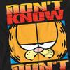 Garfield Herren Weißes Don´t Know Don´t Care T-Shirt