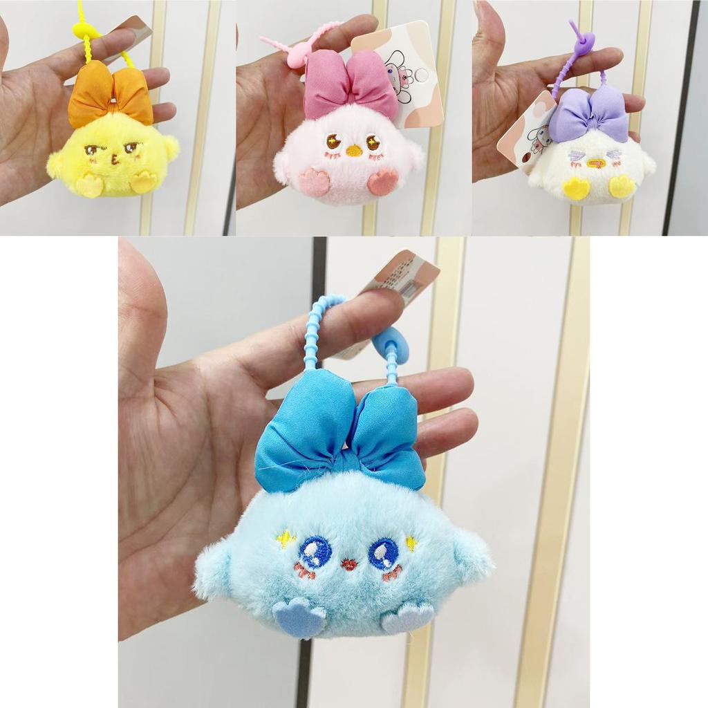 Bowtie Adorable Plush Chick Keychain Cute Cartoon Backpack Accessory Doll