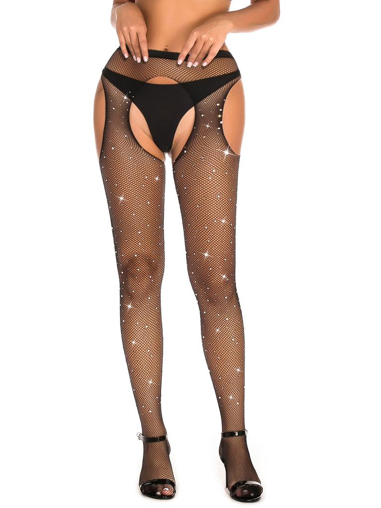 Sexy Suspender Stockings Hot Diamond Gypsy Couple Flirting Props Uniform Temptation Set