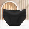 Plus Size Ladies Fashion New Cute Student Breathable Mid Waist Briefs