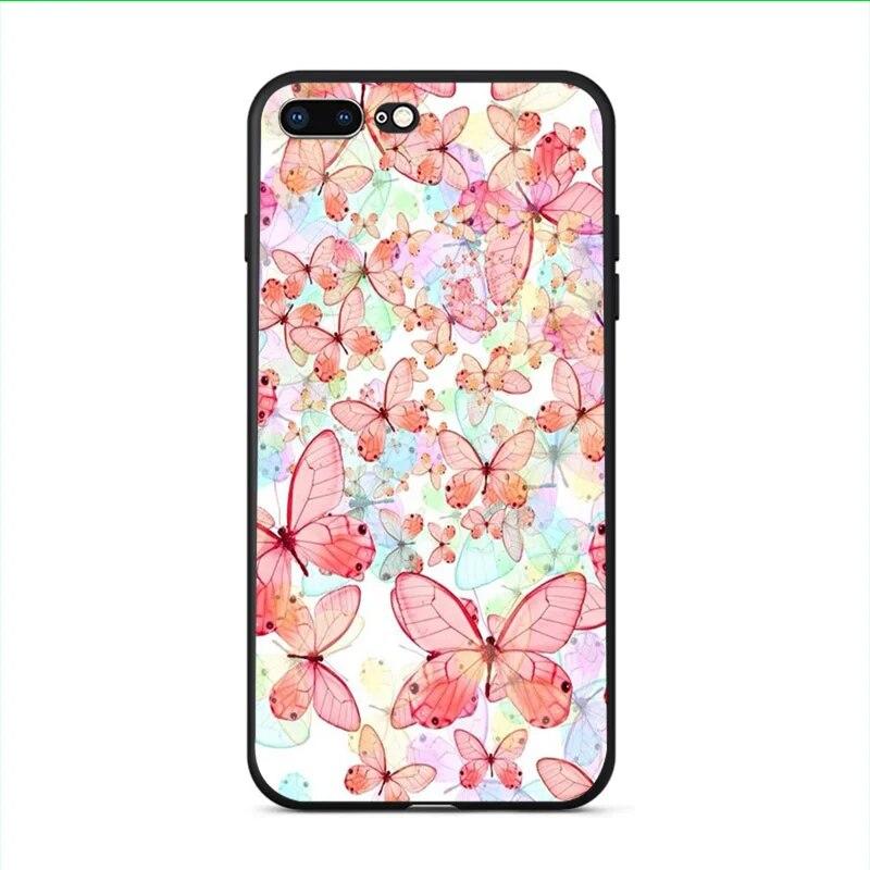 Śliczny motyl etui na telefon iPhone Samsung Galaxy Redmi Xiaomi Oppo OnePlus Note SA 7 8 9 10 11 12 13 14 20 21 22 23 53 54 Pro Max Ultra TPU miękki