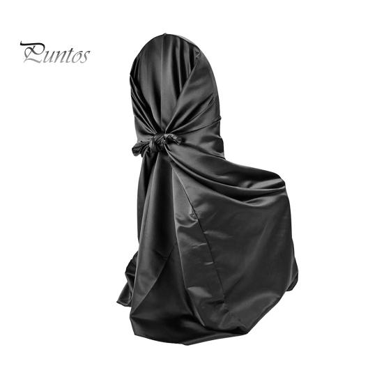 Fashion Dust-proof Wide Applications Self Tie Chair Cover Annual Dinner Chairs Dust Cover Home Decor