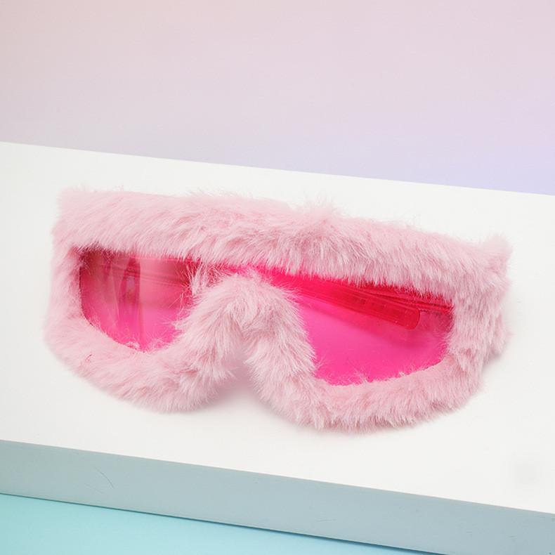 Trendy Winter Furry Decor Mirror With Pc Material And Unisex Style For Home Or Gift