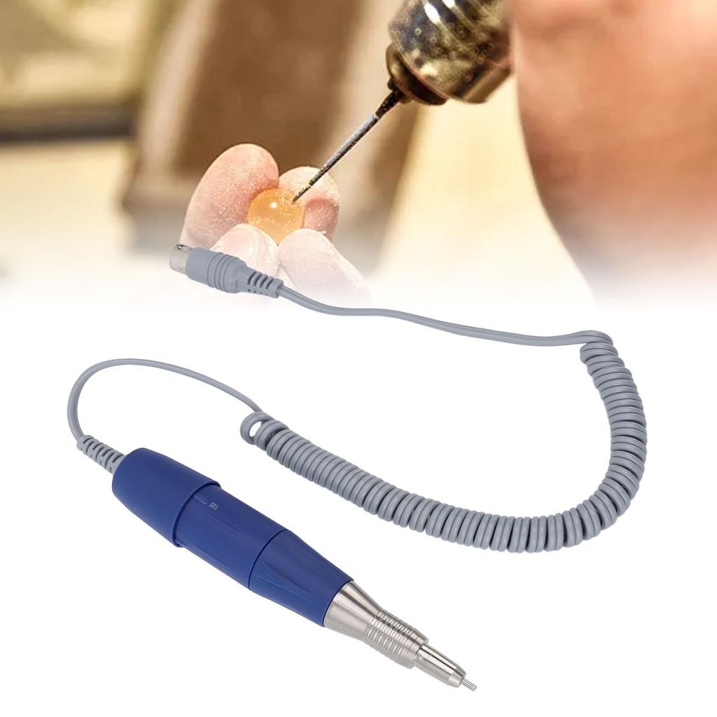 Micromotor Handpiece 40W 40000RPM CW CCW Electric Polishing Handle with Carbon Brush for Laboratory Jewelry Carving