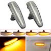 2 Stück Bernsteinfarbene Dynamische LED-Kotflügel Seitenmarkierer für Mitsubishi Lancer EVO X Outlander Sport Mirage 2014+ Blinker Leuchte Markierungsleuchte