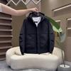 2024 Korean Style Men's Windproof Hooded Cotton Jacket - Autumn/Winter Workwear Padded Outerwear