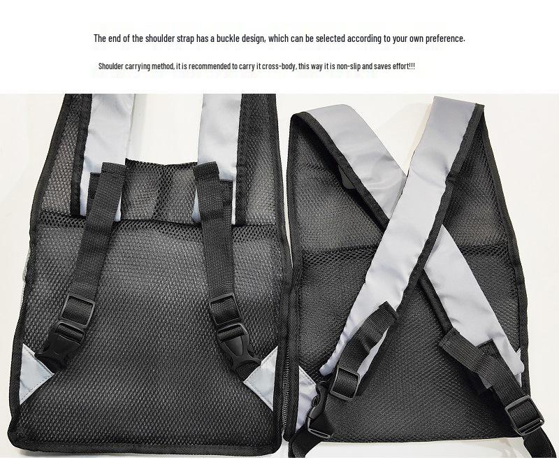 Breathable Pet Travel Pouch: Lightweight Cat & Dog Front Pack with Drawstring