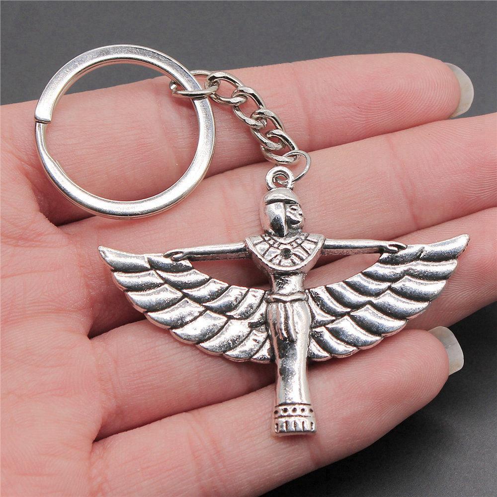 Pharaoh Chief Egyptian Amulet Keychain for Office Workers New Arrival Initial Graduation Gift Casual Accessory
