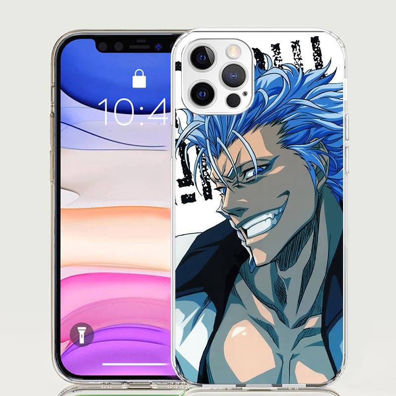 Grimmjow 6 Bleach Phone Case For iPhone 17 Air 16 15 Plus 11 14 Pro Max 13 Mini 12 7 8 + SE Pattern Art Customized Cover 17 Air