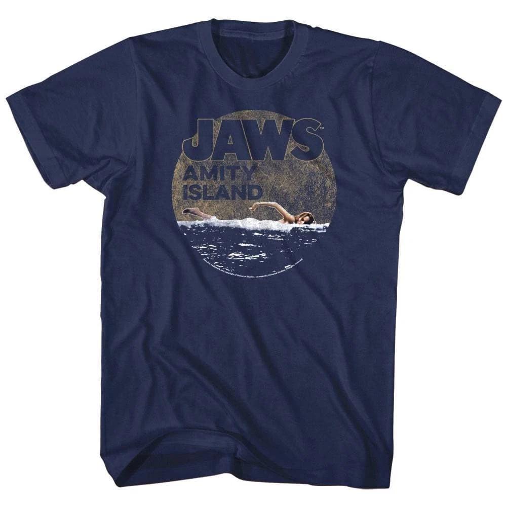 Jaws Night Swim Amity Island Men's T Shirt