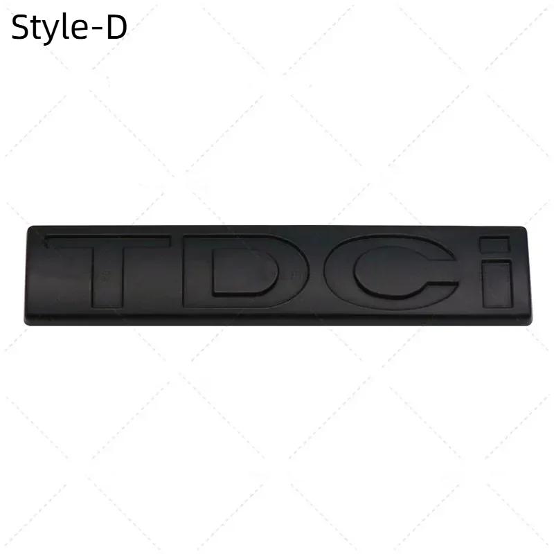 3D Metal TDCI Letters Car Rear Trunk Emblem Badge Sticker Decals For Kuga Explorer Transit Accessories
