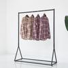 Mannequin Display Rack: Women's Clothing Store, Movable Gold Wrought Iron Hanging Rack