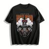 American Hot Rod Engine Graphic Tee For Car Culture Enthusiasts Pure Cotton T-shirt