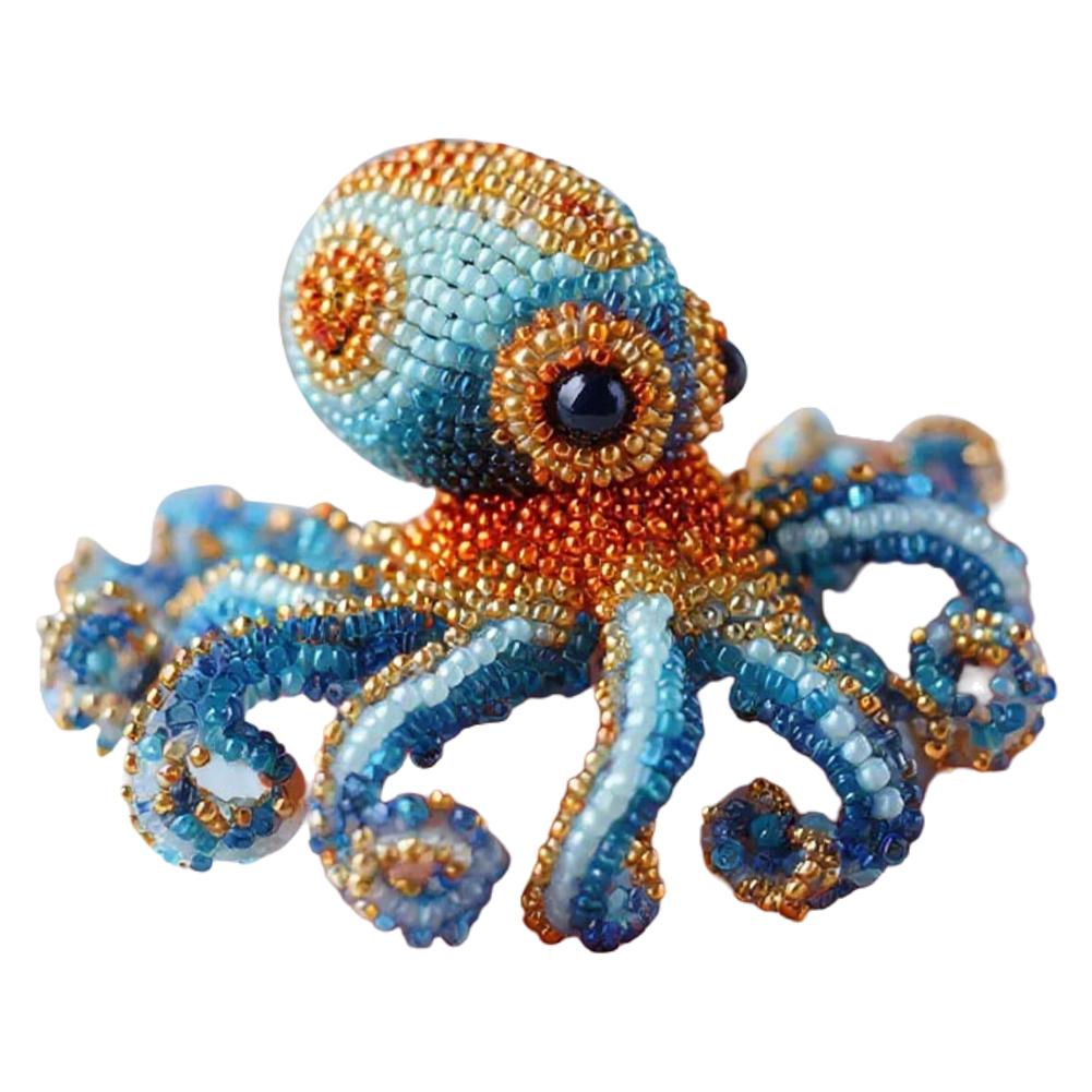 Kreatives Perlenstickerei-Set Mehrzweck Ozean Perlenarbeit DIY-Set Verschleißfest Ozean-Themen Perlenstickerei Anzug für Anfänger