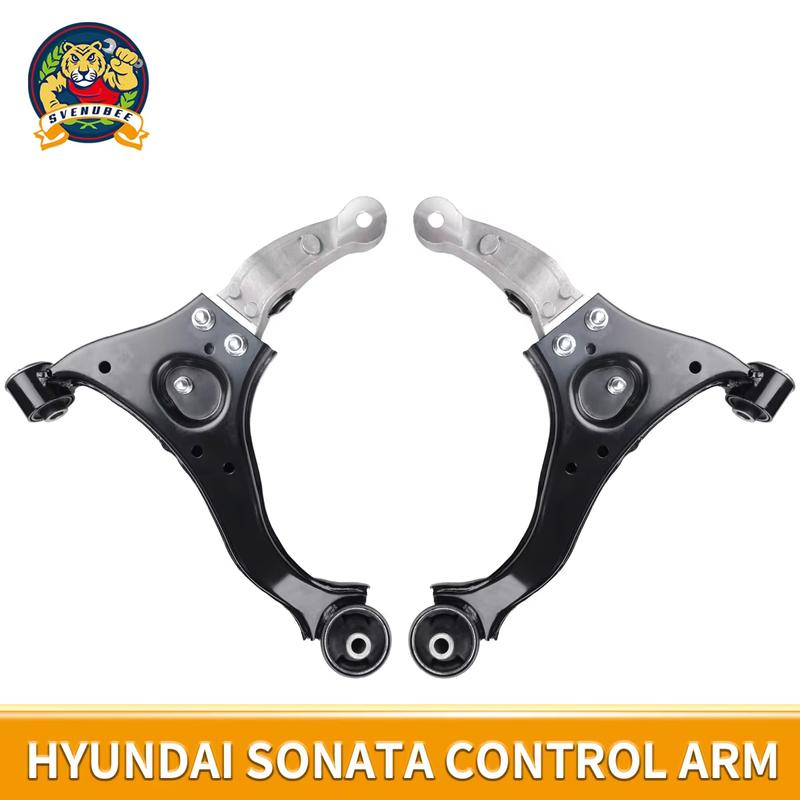 Svenubee Pair of Front Lower Control Arms Left & Right Suspension 2Pcs Kit Set for Hyundai Sonata 2006 2007 2008 2009 2010